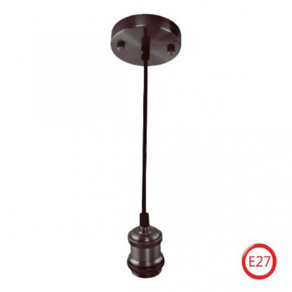  TESLA 021-003-0001 светильник подвесной  Е27 перламутровый черный