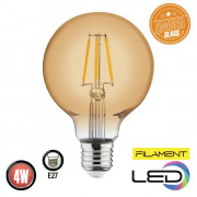 Филаментная лампа 4W E27 RUSTIC GLOBE-4 (001-030-0004)