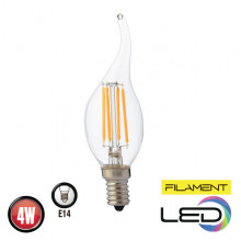 Филаментная лампа 4W E14 FILAMENT FLAME-4 (001 014 0004)