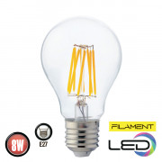 Филаментная лампа 8W E27 FILAMENT GLOBE-8 (001 015 0008)